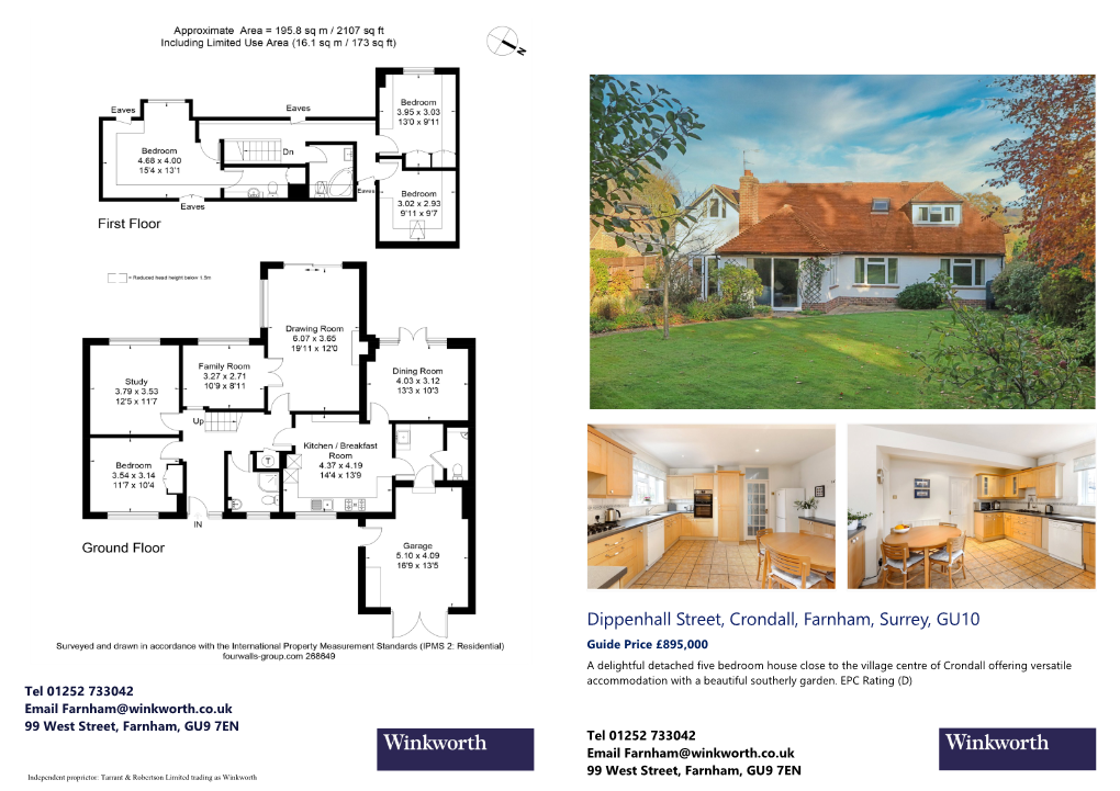 Dippenhall Street, Crondall, Farnham, Surrey, GU10