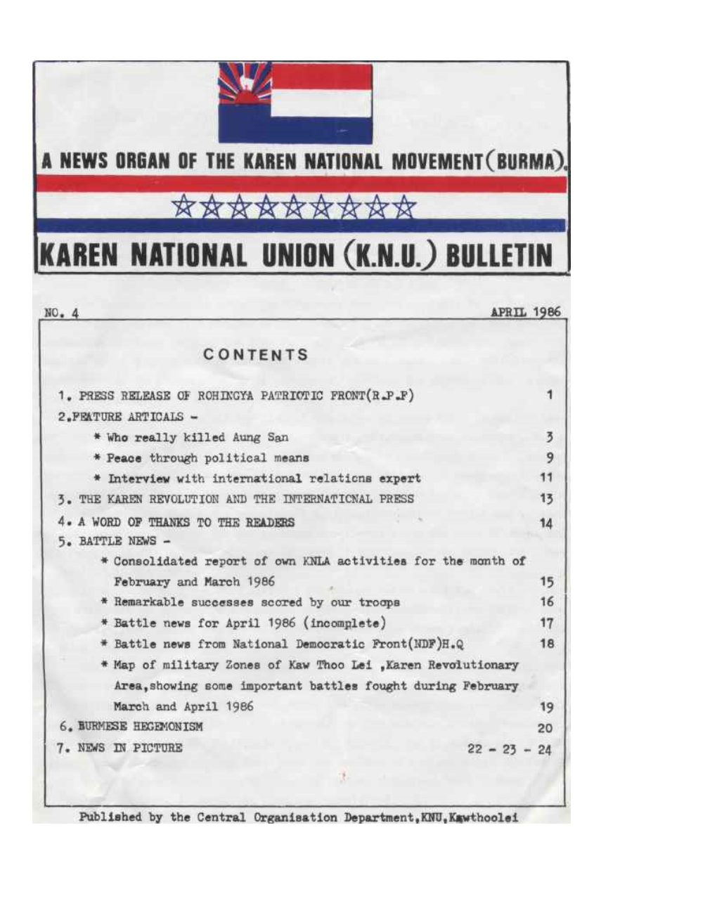 KNU Bulletin 04.Pdf