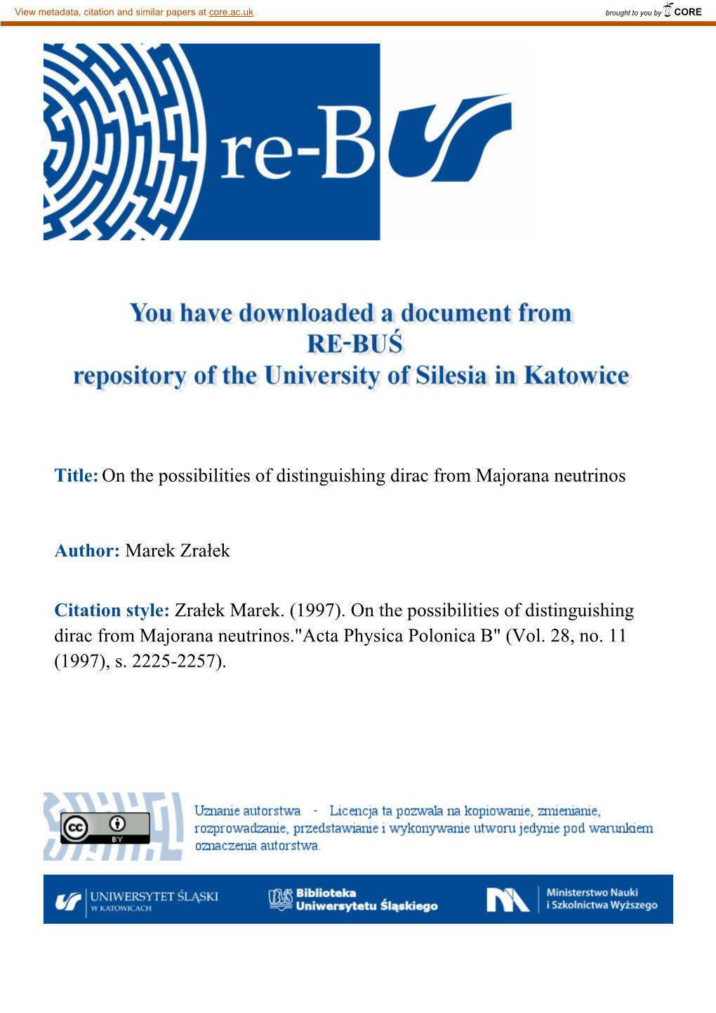 Title:On the Possibilities of Distinguishing Dirac from Majorana