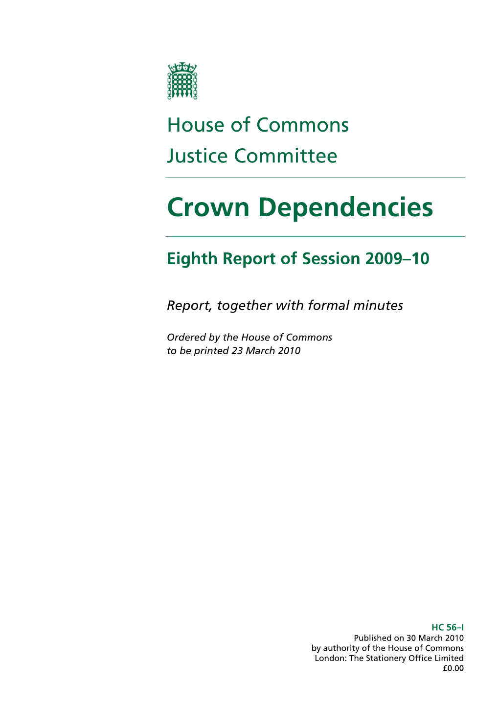 Crown Dependencies