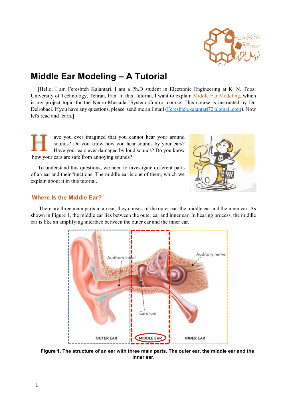 Middle Ear Modeling – a Tutorial