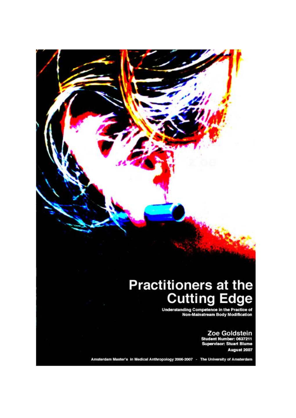 Practitioners at the Cutting Edge. Understanding Competence in The