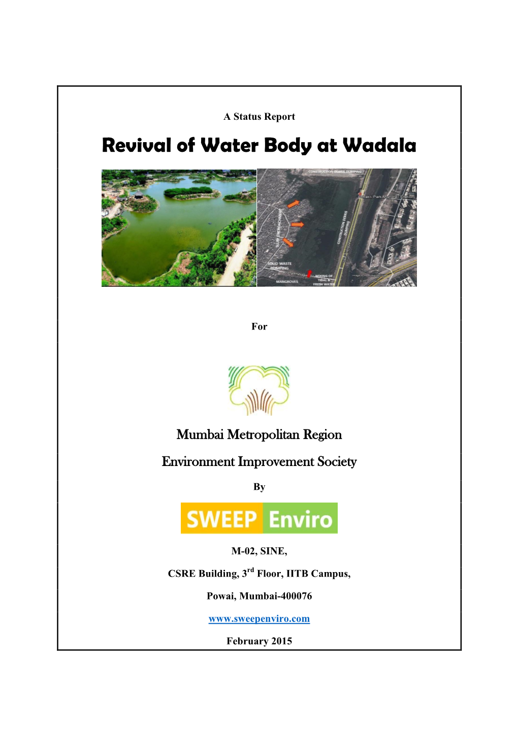 Revival of Water Body at Wadala