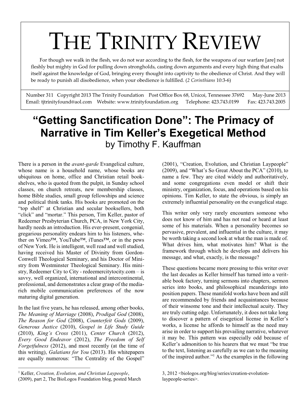 The Trinity Review