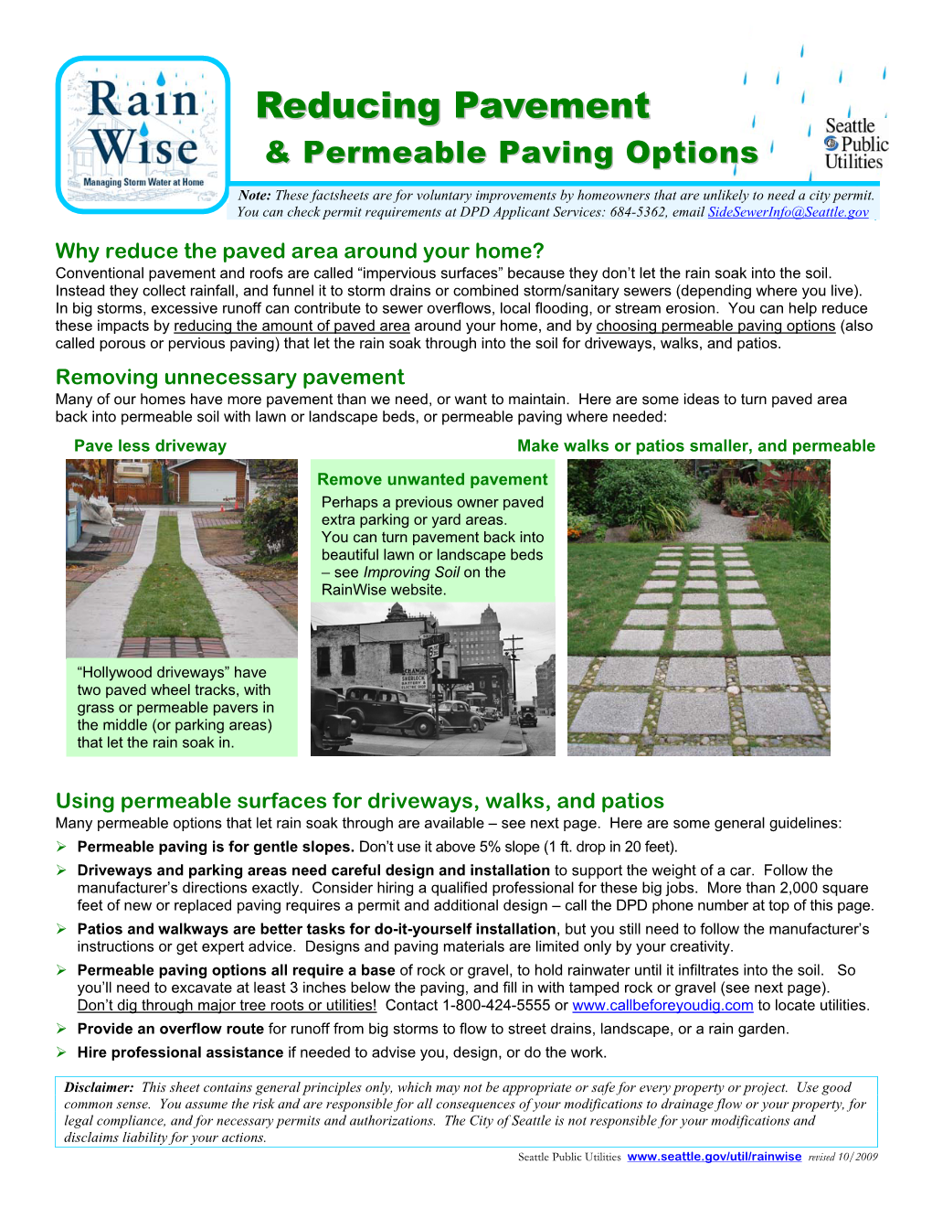 Reducing Pavement, and Permeable Paving Options – Page 2