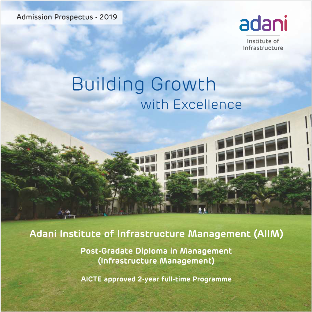 AIIM) Post-Gradate Diploma in Management (Infrastructure Management)