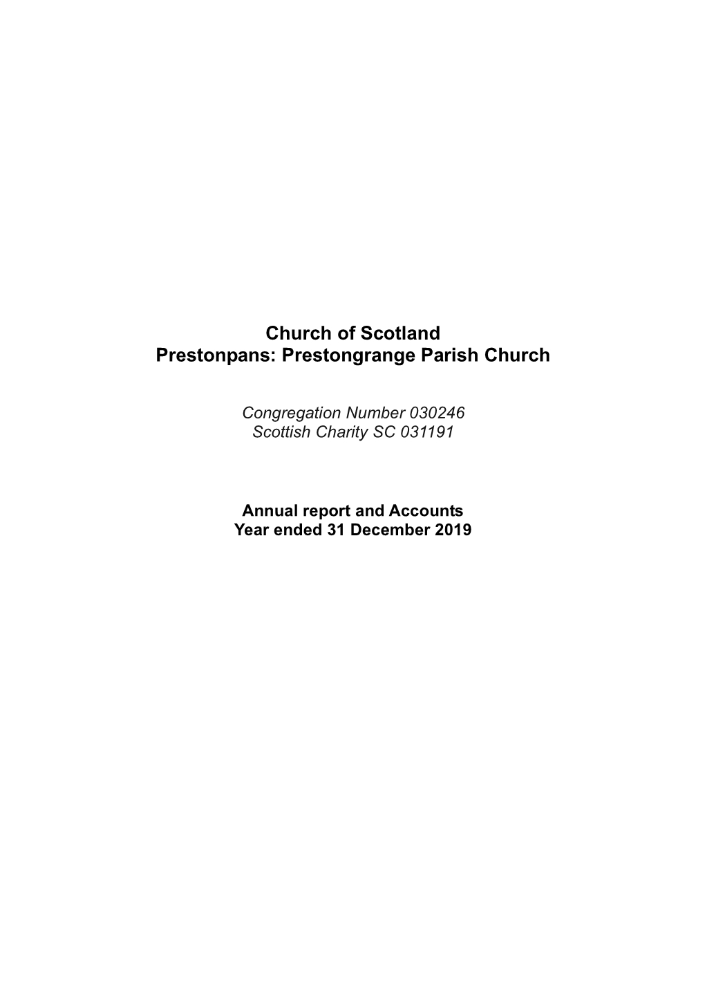 Church of Scotland Prestonpans: Prestongrange Parish Church