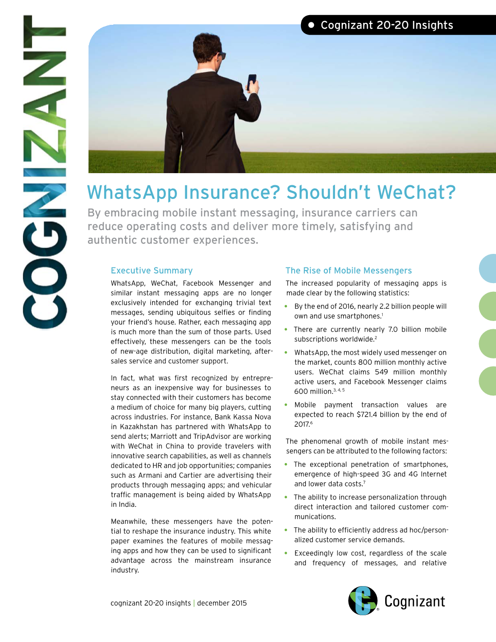 Whatsapp Insurance? Shouldn't Wechat?