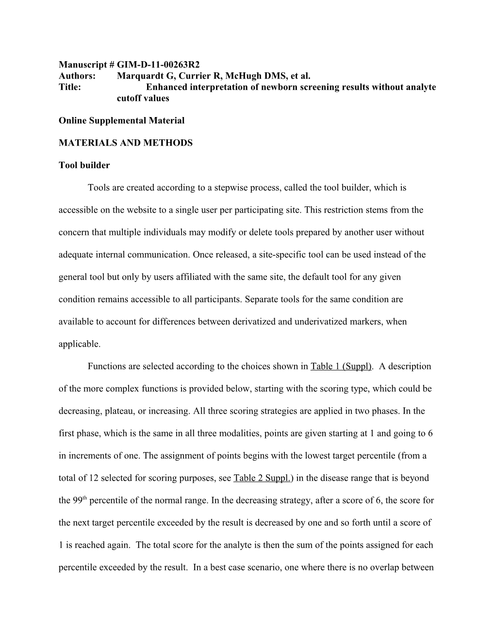 Title:Enhanced Interpretation of Newborn Screening Results Without Analyte Cutoff Values