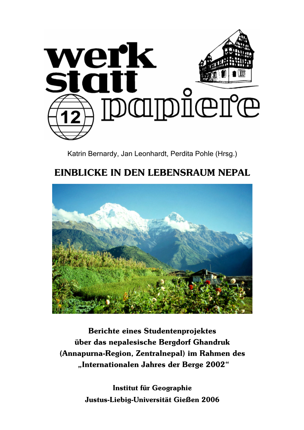 Einblicke in Den Lebensraum Nepal