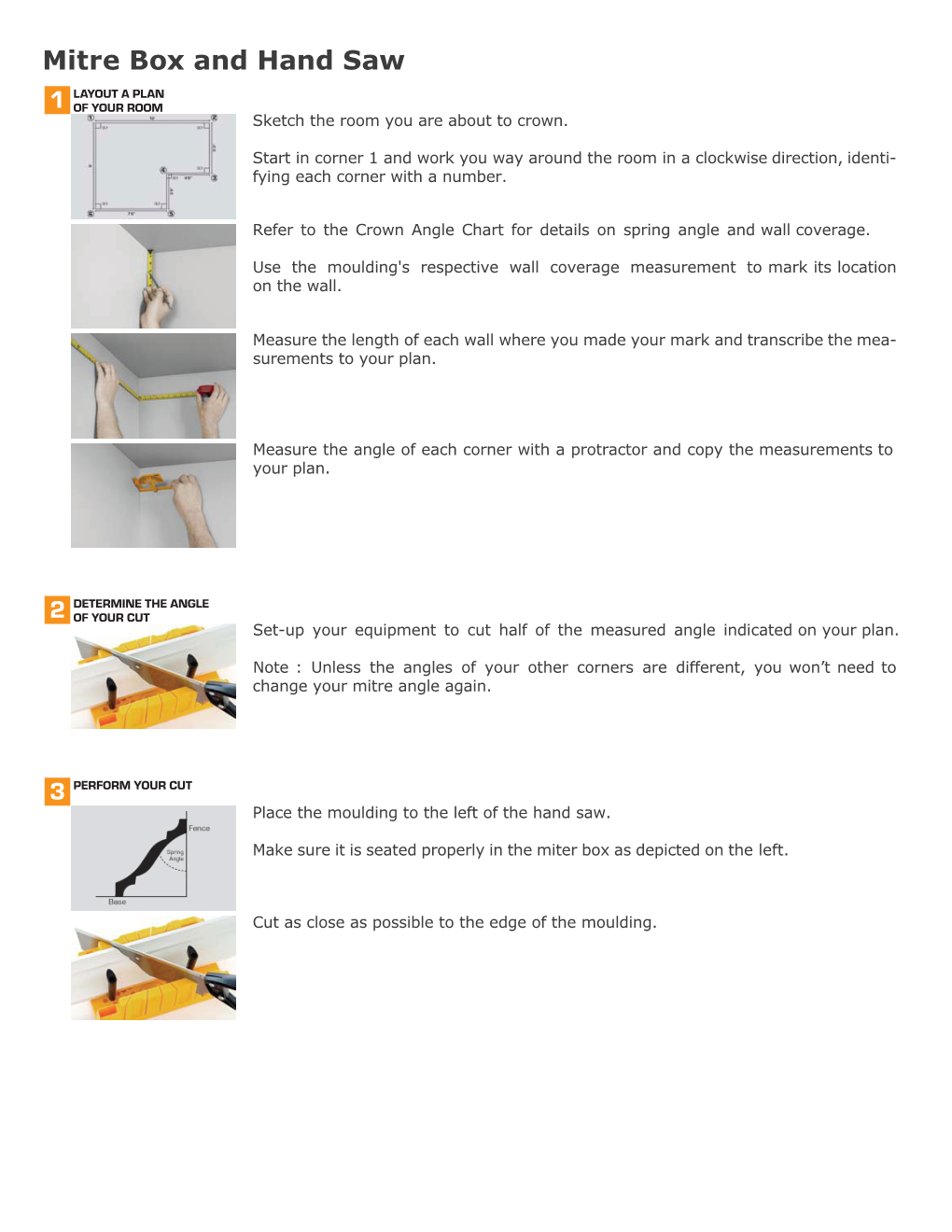 Mitre Box and Hand Saw