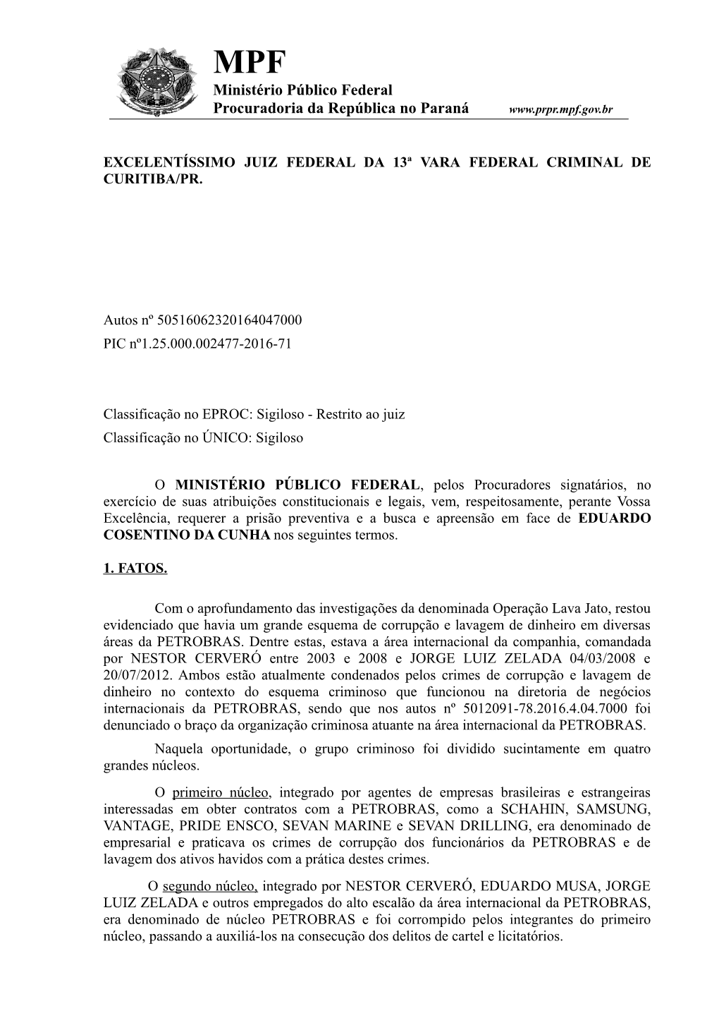 MPF Ministério Público Federal Procuradoria Da República No Paraná
