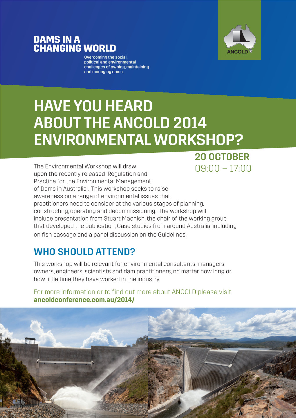 Have You Heard About the Ancold 2014 Environmental Workshop?