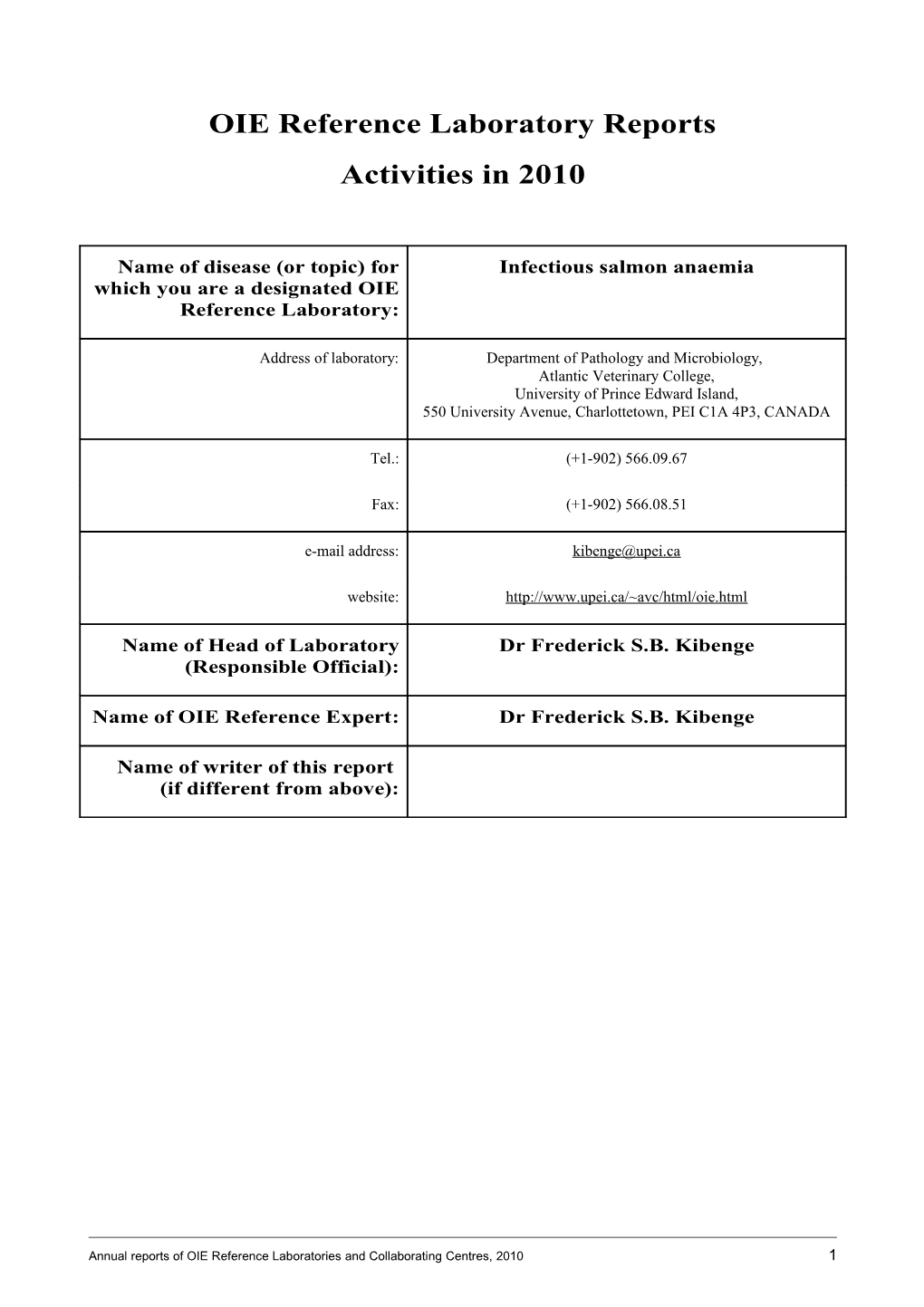 OIE Reference Laboratory Reports s13