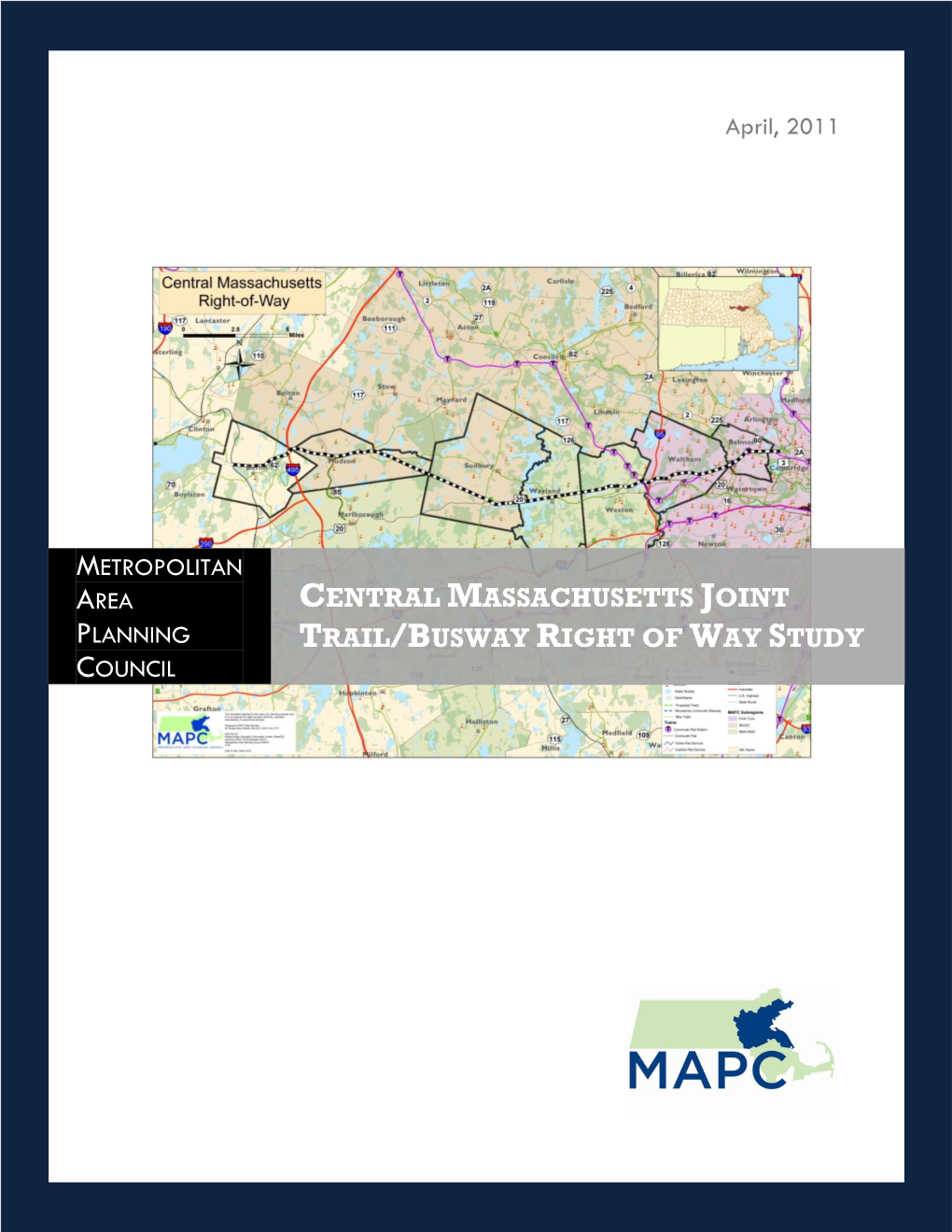 Central Mass ROW Joint Trail/Busway Report