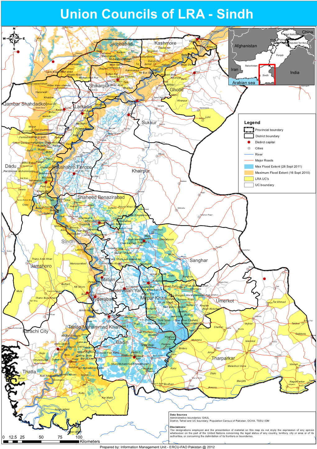 Union Councils of LRA - Sindh R R R R Rshori Data Shahwali
