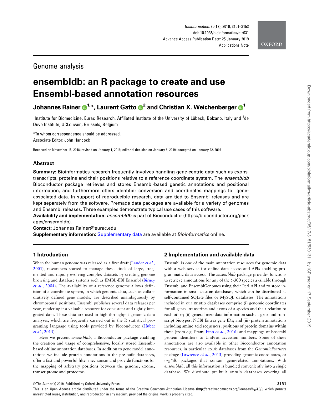 An R Package to Create and Use Ensembl-Based Annotation Resources