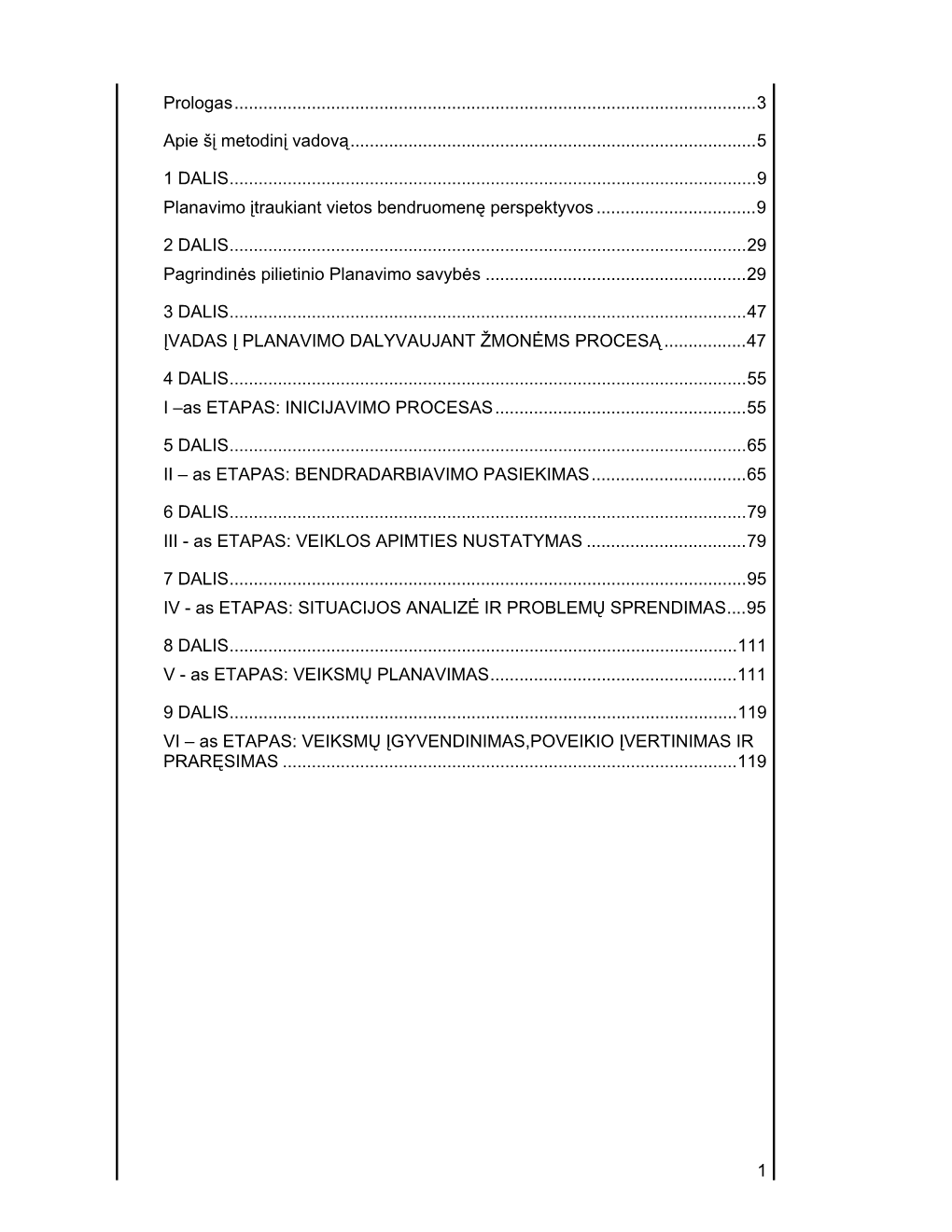 Esminiai Pilietinio Planavimo Proceso Įgūdžiai