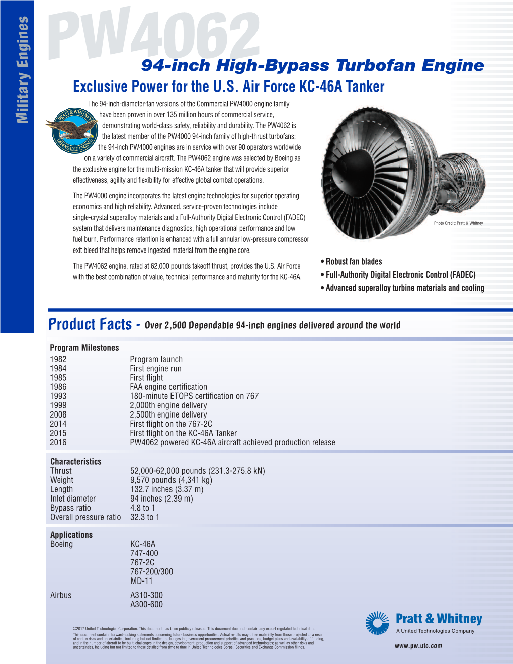 94-Inch High-Bypass Turbofan Engine