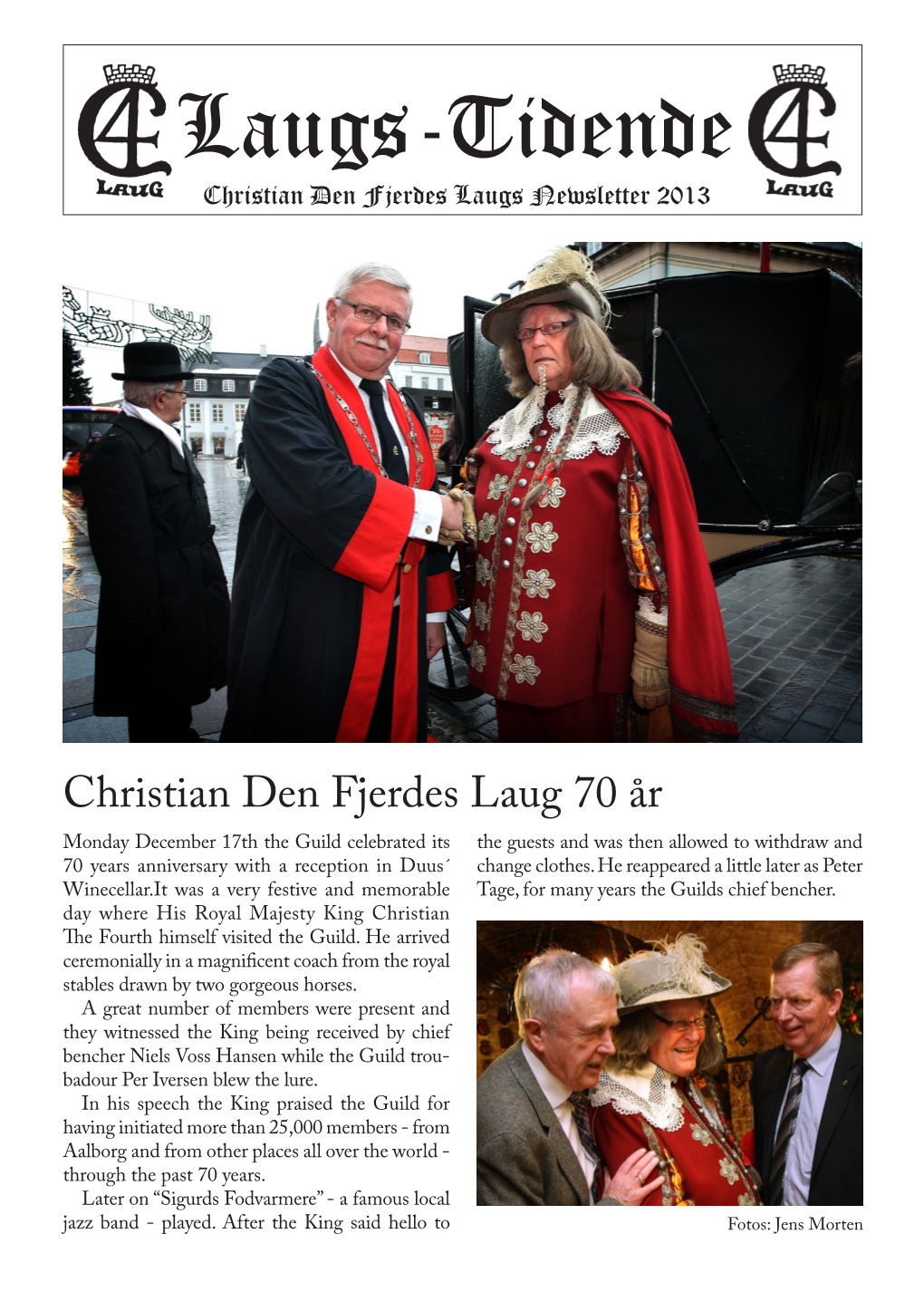 Laugs-Tidende Christian Den Fjerdes Laugs Newsletter 2013