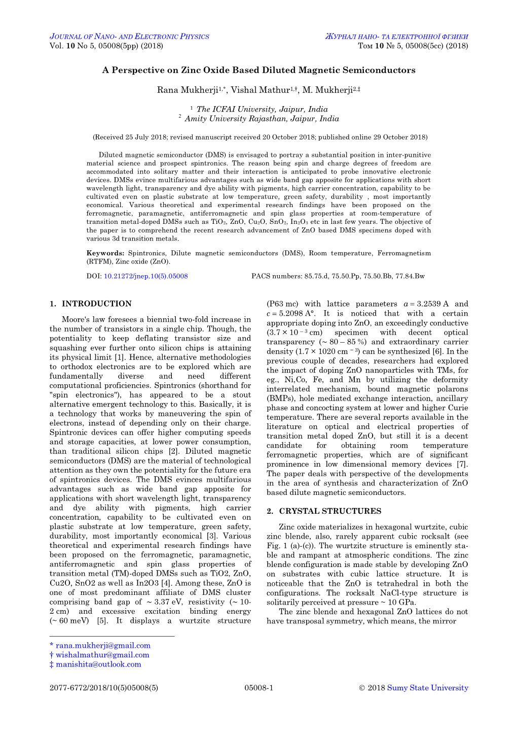 A Perspective on Zinc Oxide Based Diluted Magnetic Semiconductors