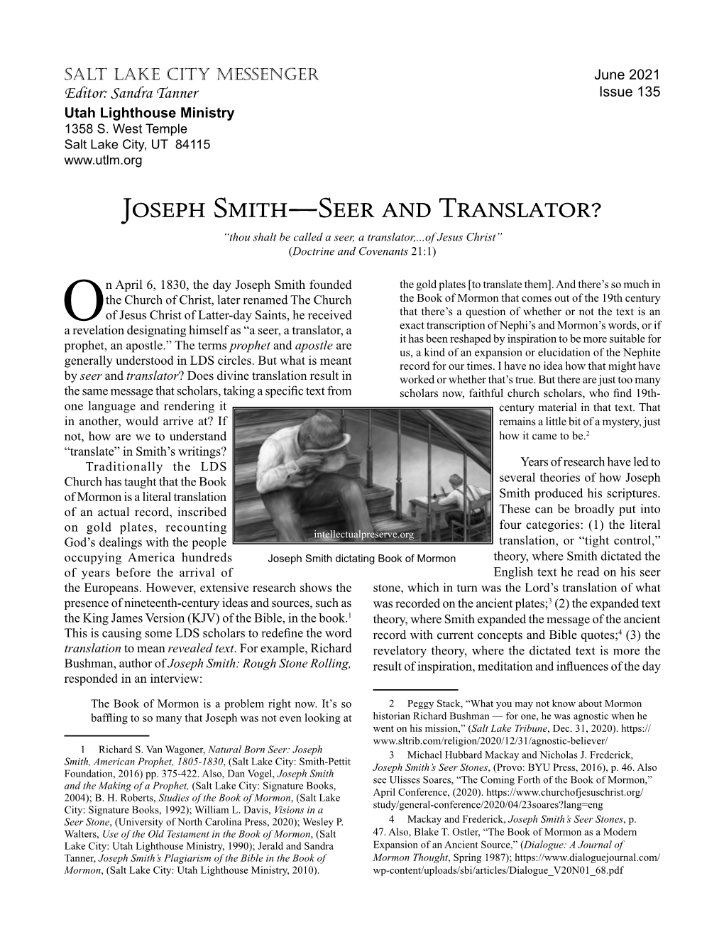 Joseph Smith —Seer and Translator?