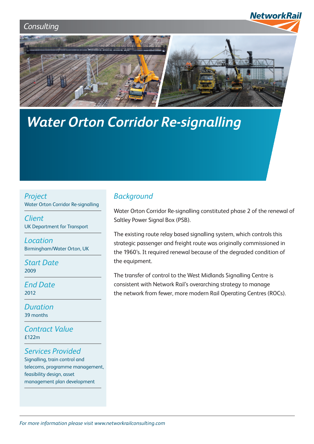 Water Orton Corridor Re-Signalling