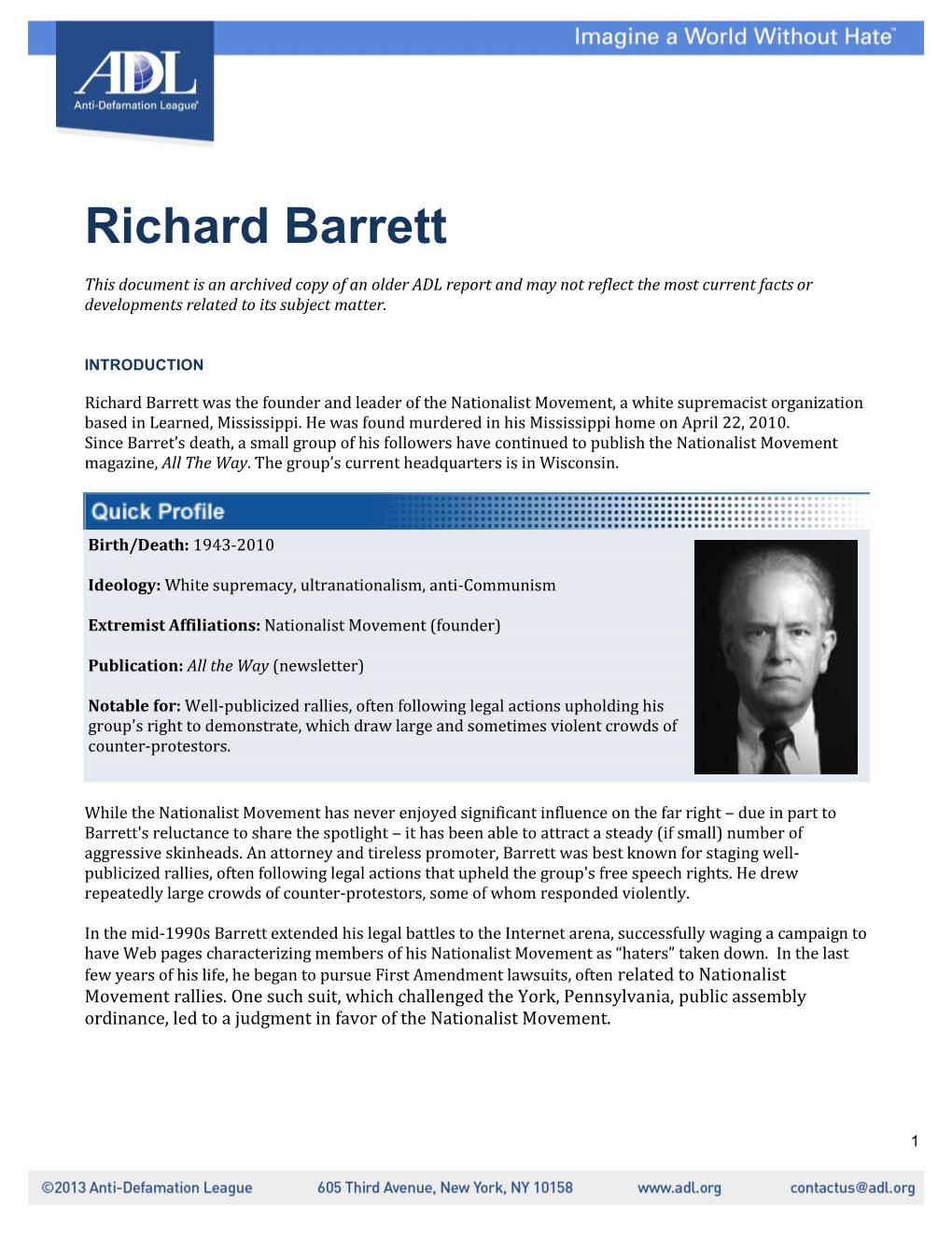 Richard Barrett