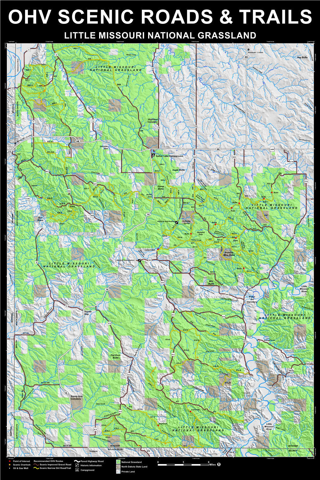 Little Missouri National Grassland T24n R60e T150n R104w T150n R103w T150n R102w T150n R101w T150n R100w E