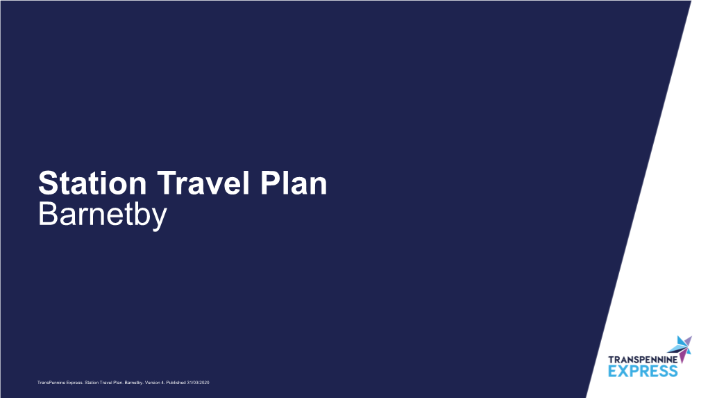 Station Travel Plan Barnetby