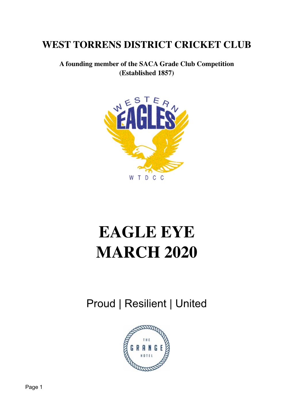 Eagle Eye March 2020
