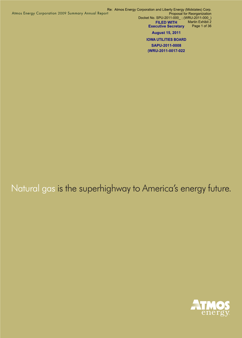 Natural Gas Is the Superhighway to America's Energy Future