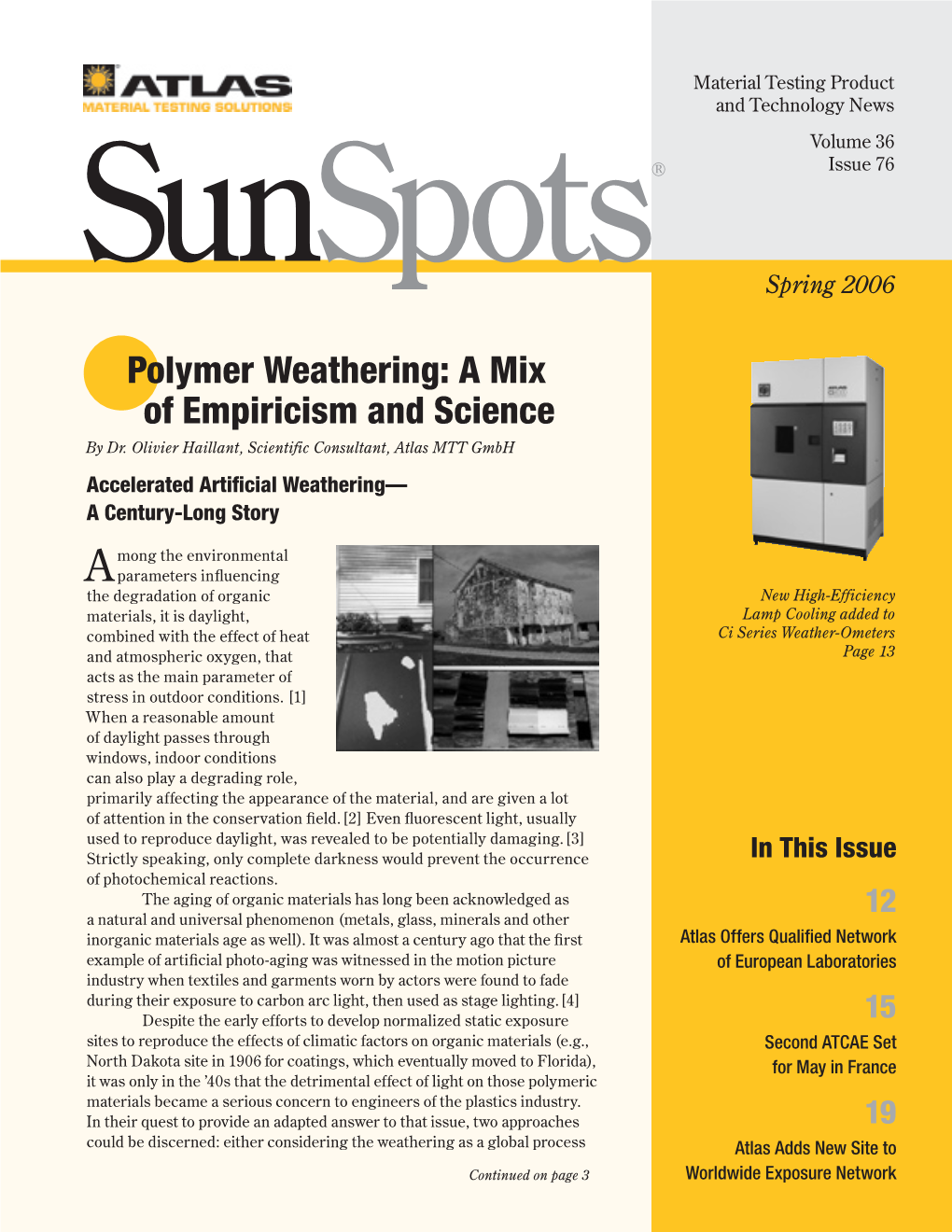 Polymer Weathering: a Mix of Empiricism and Science