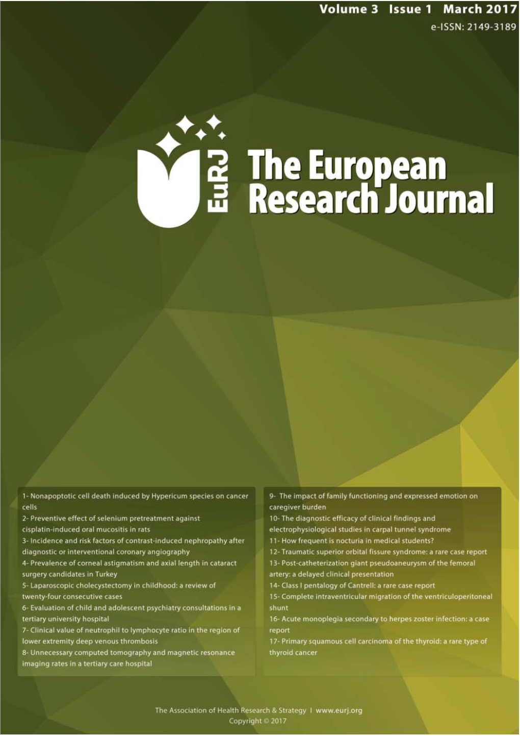 Induced Oral Mucositis in Rats Sedat Dogan, Hasmet Yazici, Esin Yalcinkaya, Halil Ibrahim Erdogdu