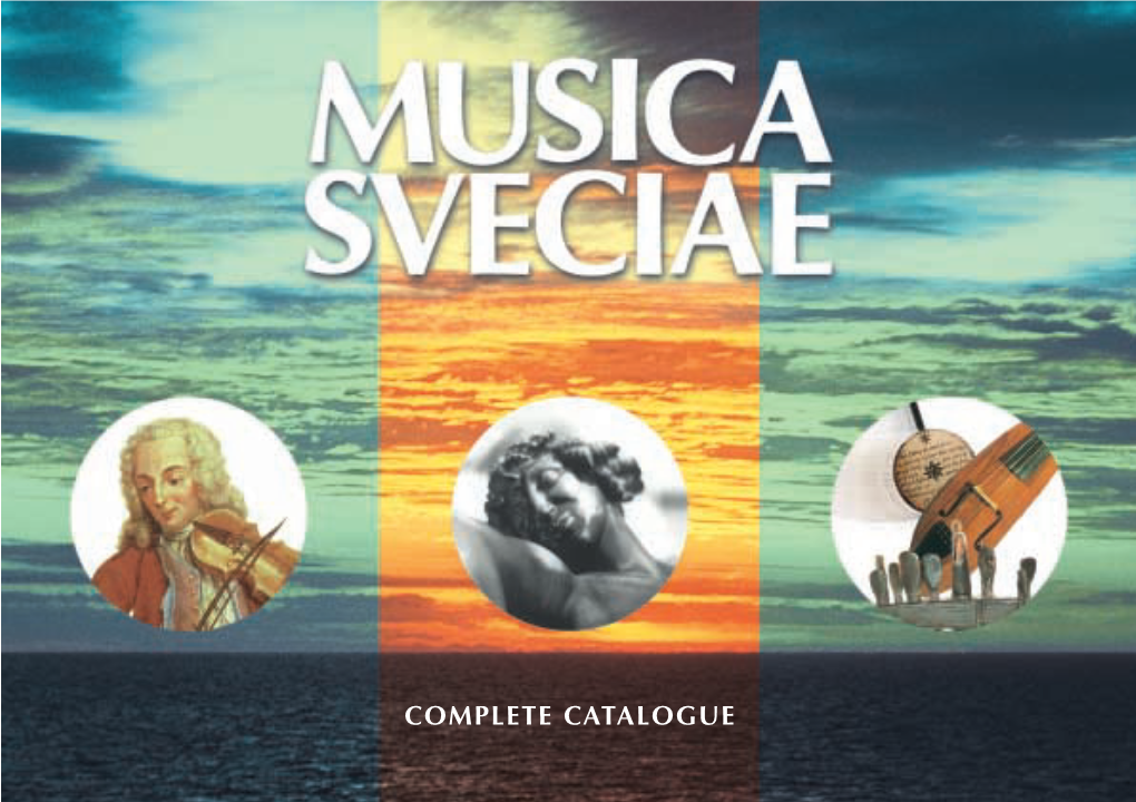 Musica Sveciae Katalog