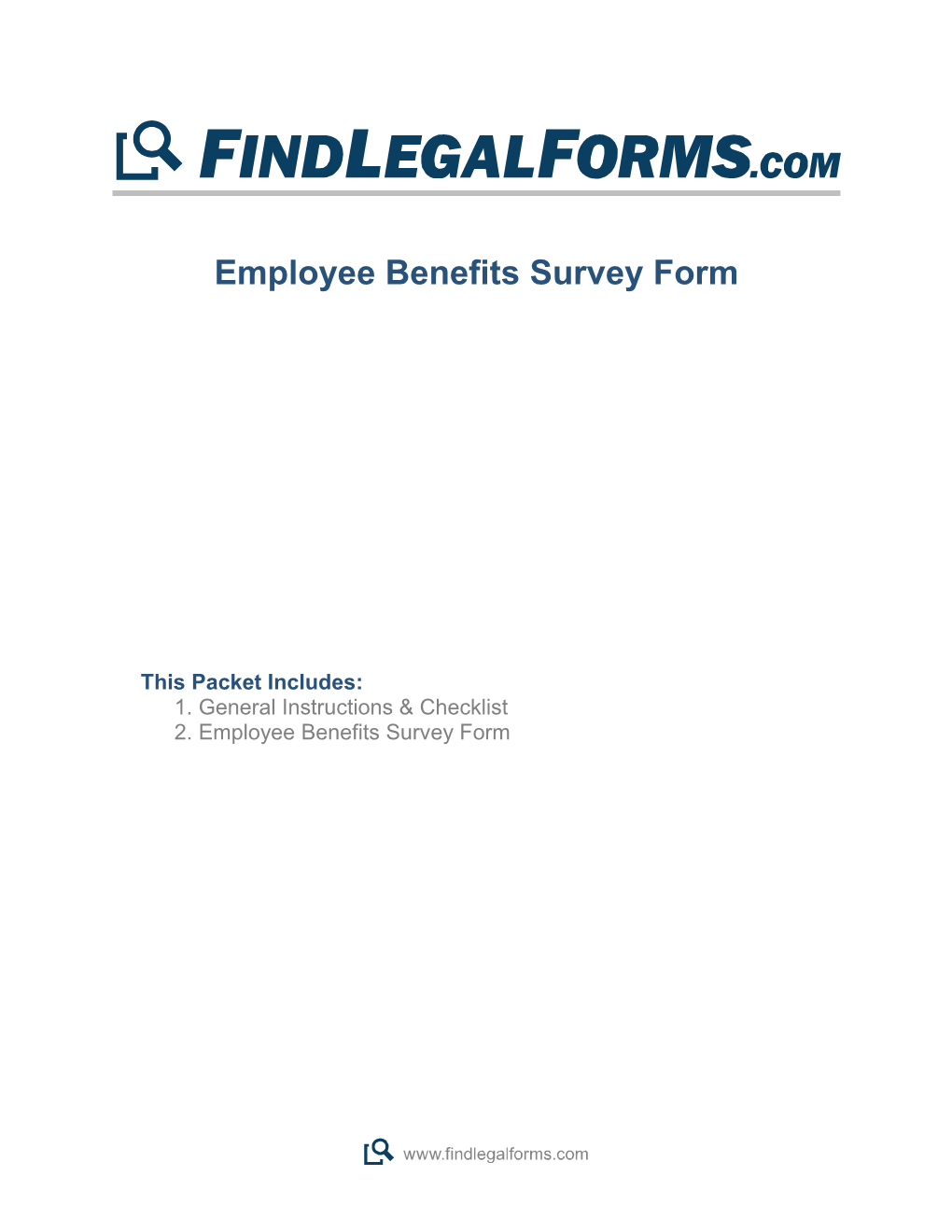 Employee Benefits Survey Form