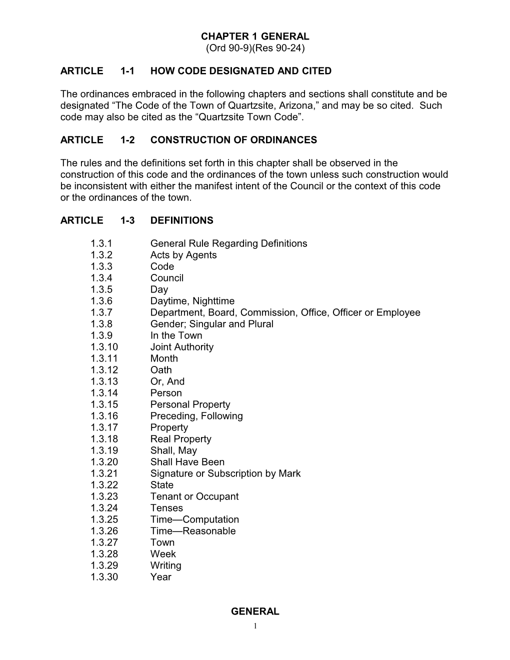 Article 1-1 How Code Designated and Cited