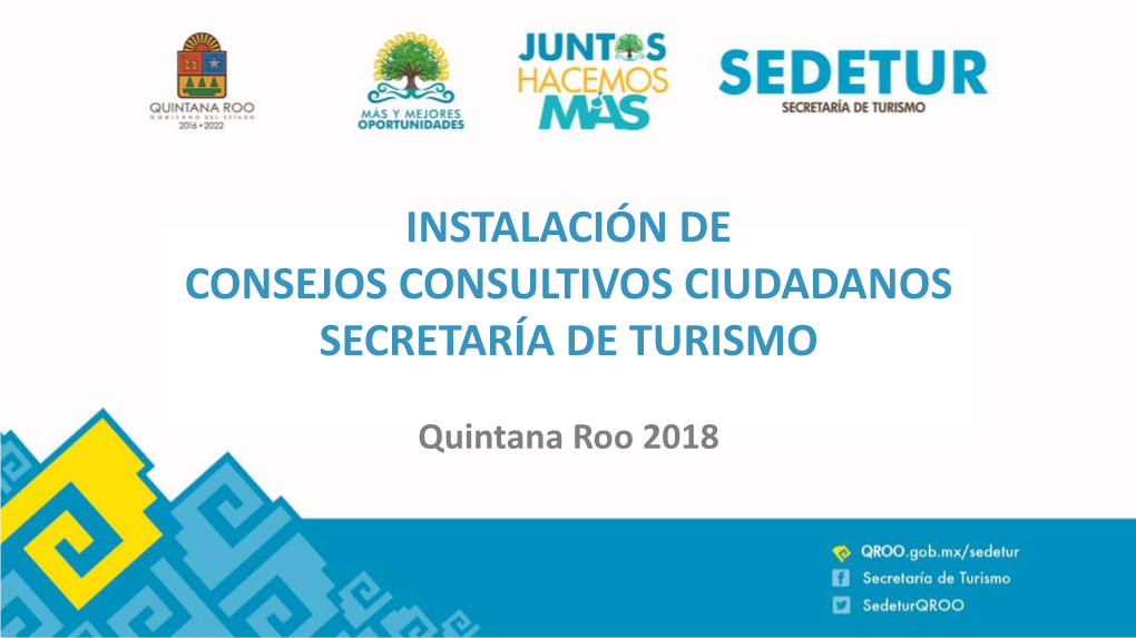 Instalación De Consejos Consultivos Ciudadanos Secretaría De Turismo