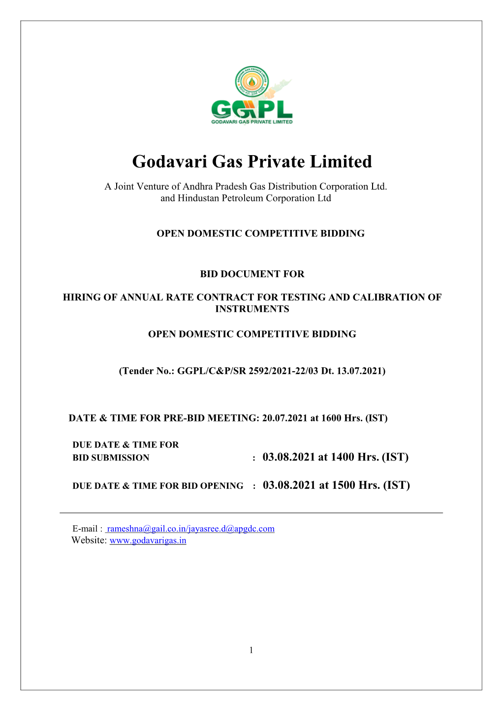 Godavari Gas Private Limited