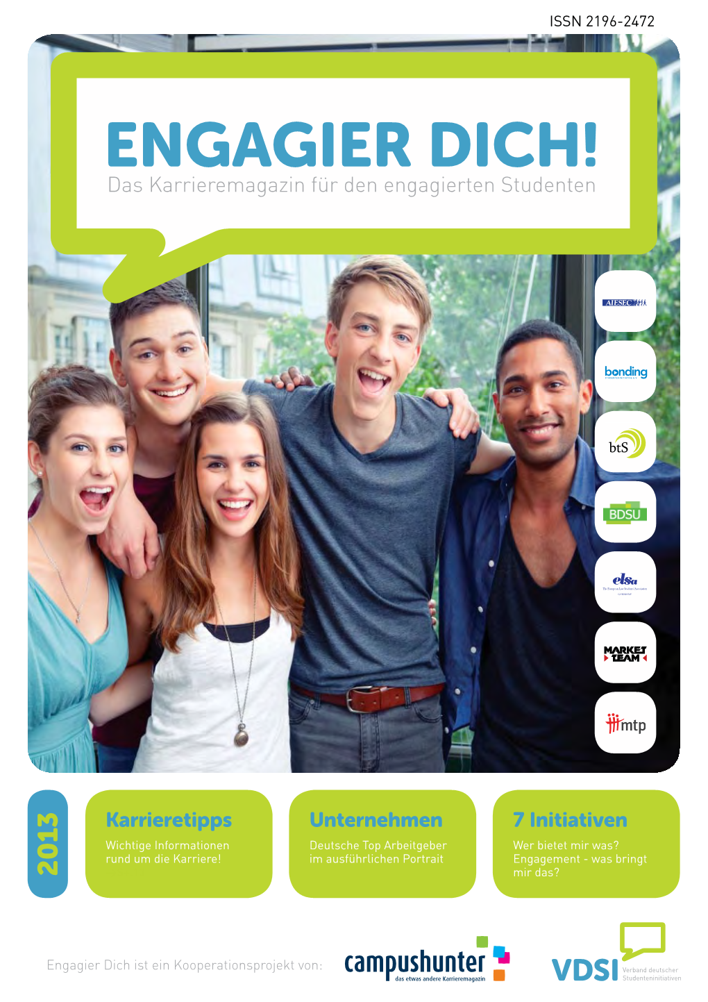 ENGAGIER DICH! Das Karrieremagazin Für Den Engagierten Studenten