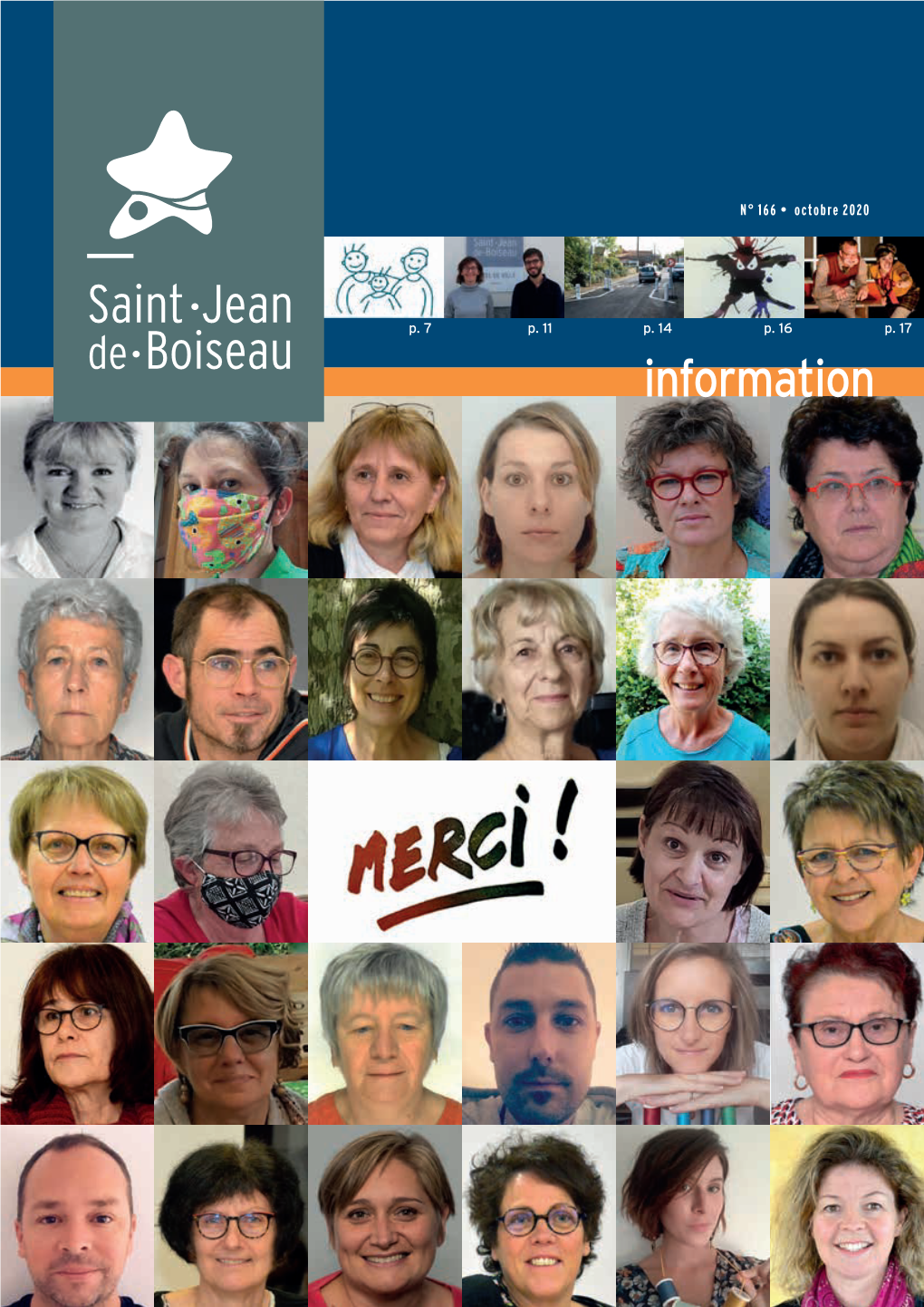 Information Sommaire Saint-Jean-De-Boiseau Information # 166 Octobre 2020