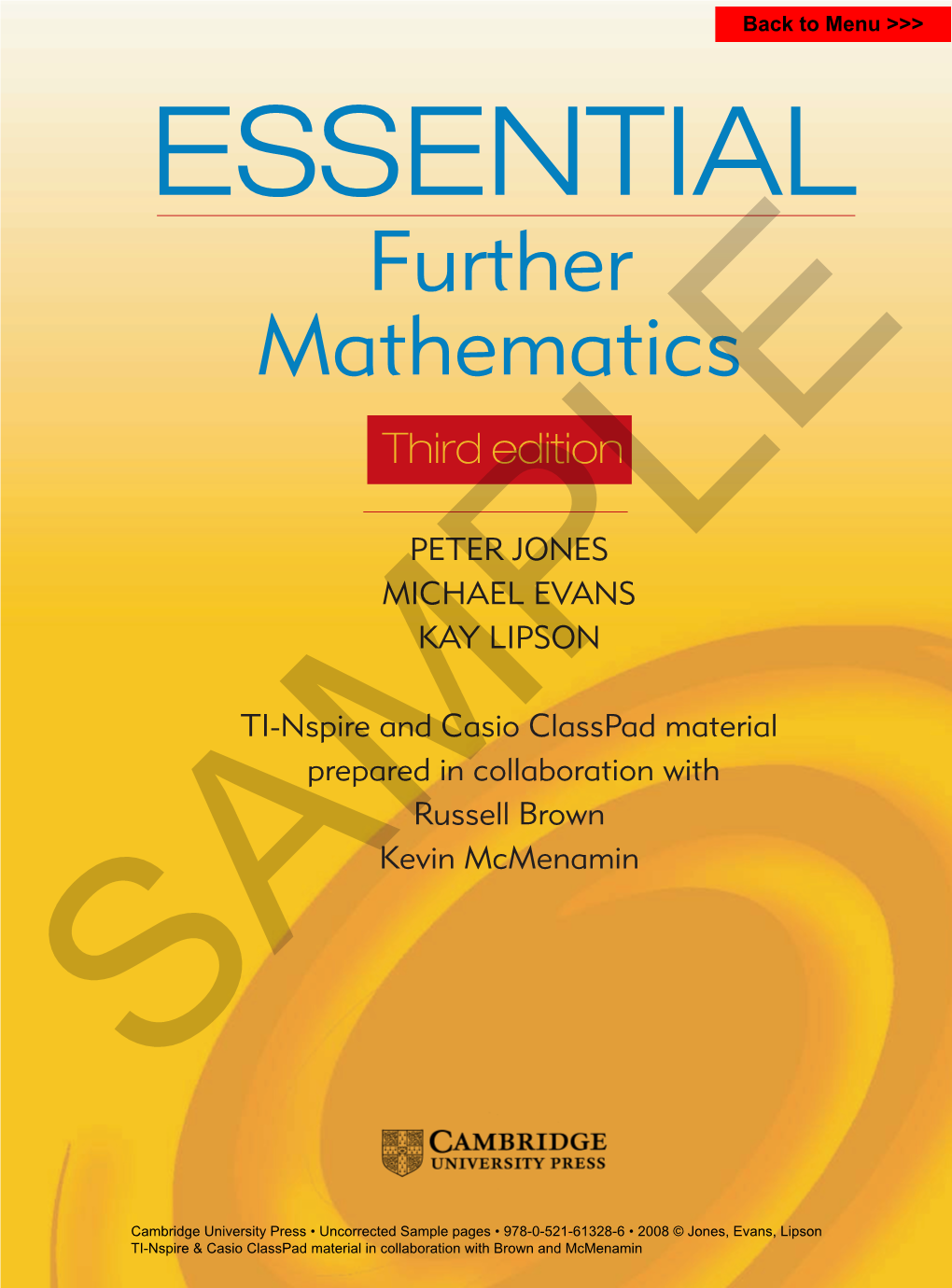 Further Mathematics Third Edition