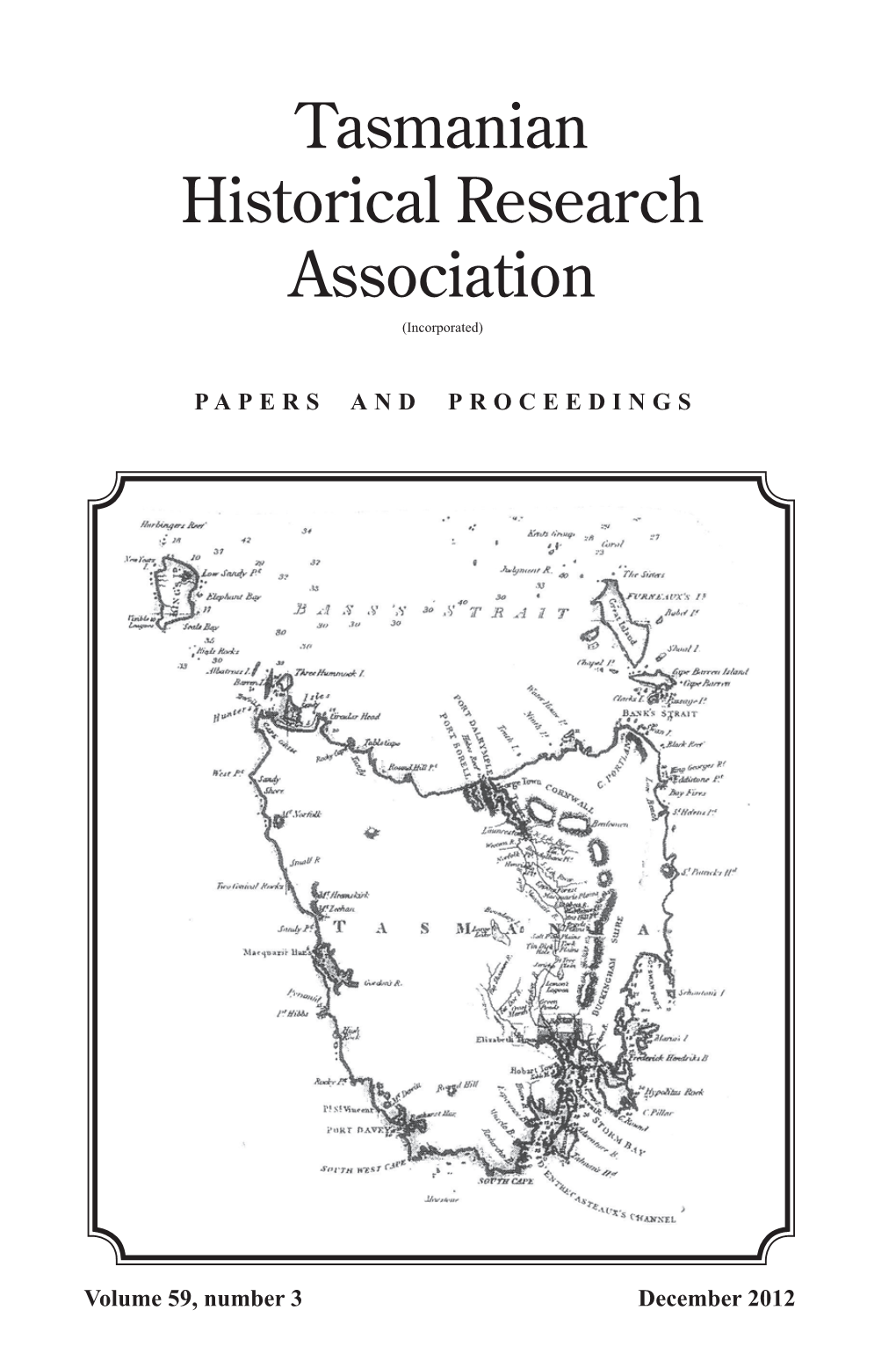 Tasmanian Historical Research Association