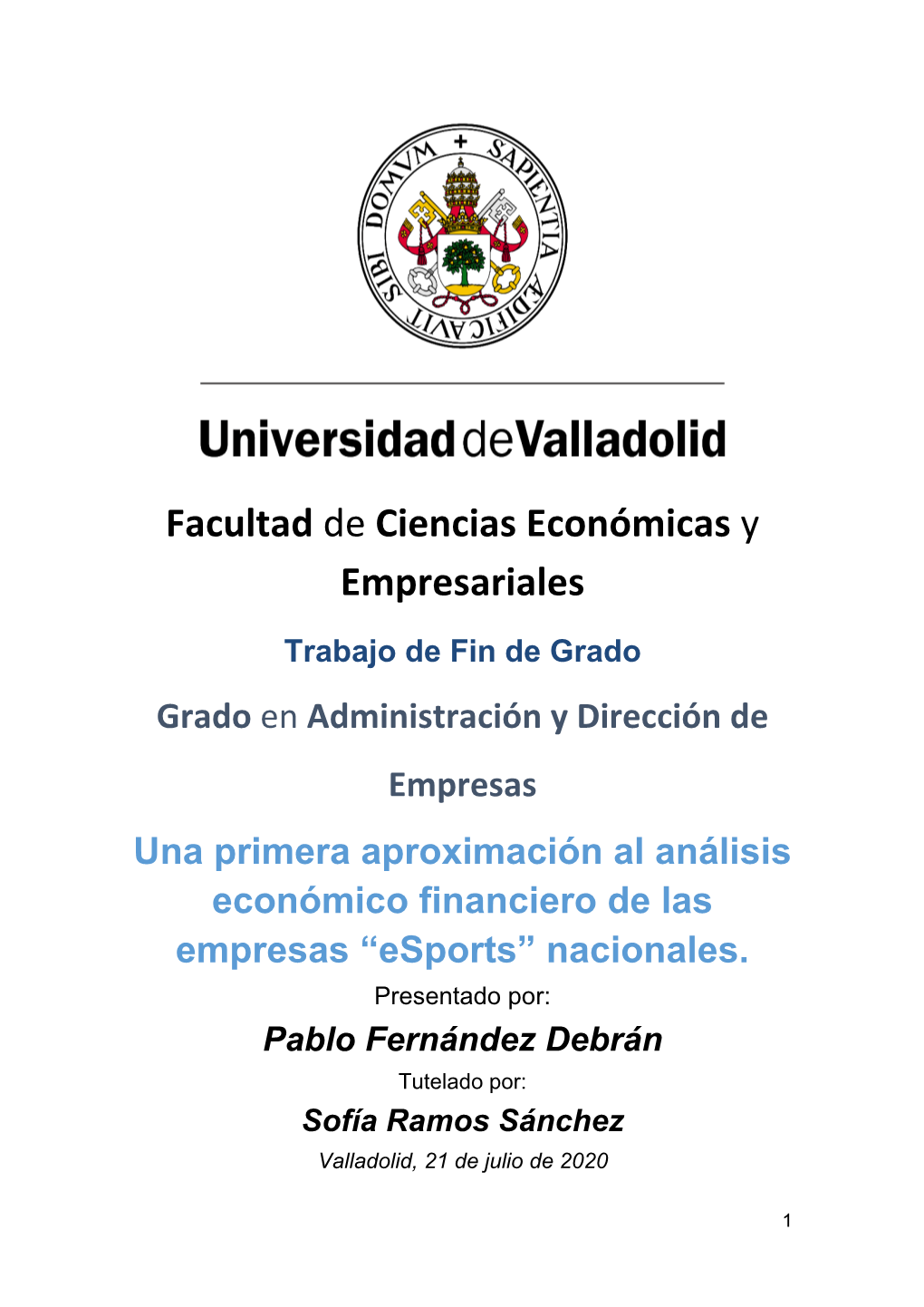 Facultad De Ciencias Económicas Y Empresariales