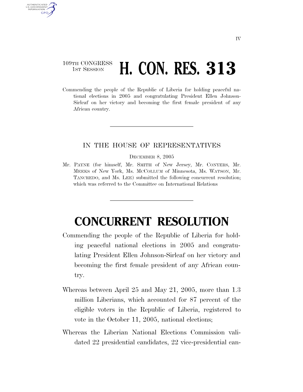 H. Con. Res. 313