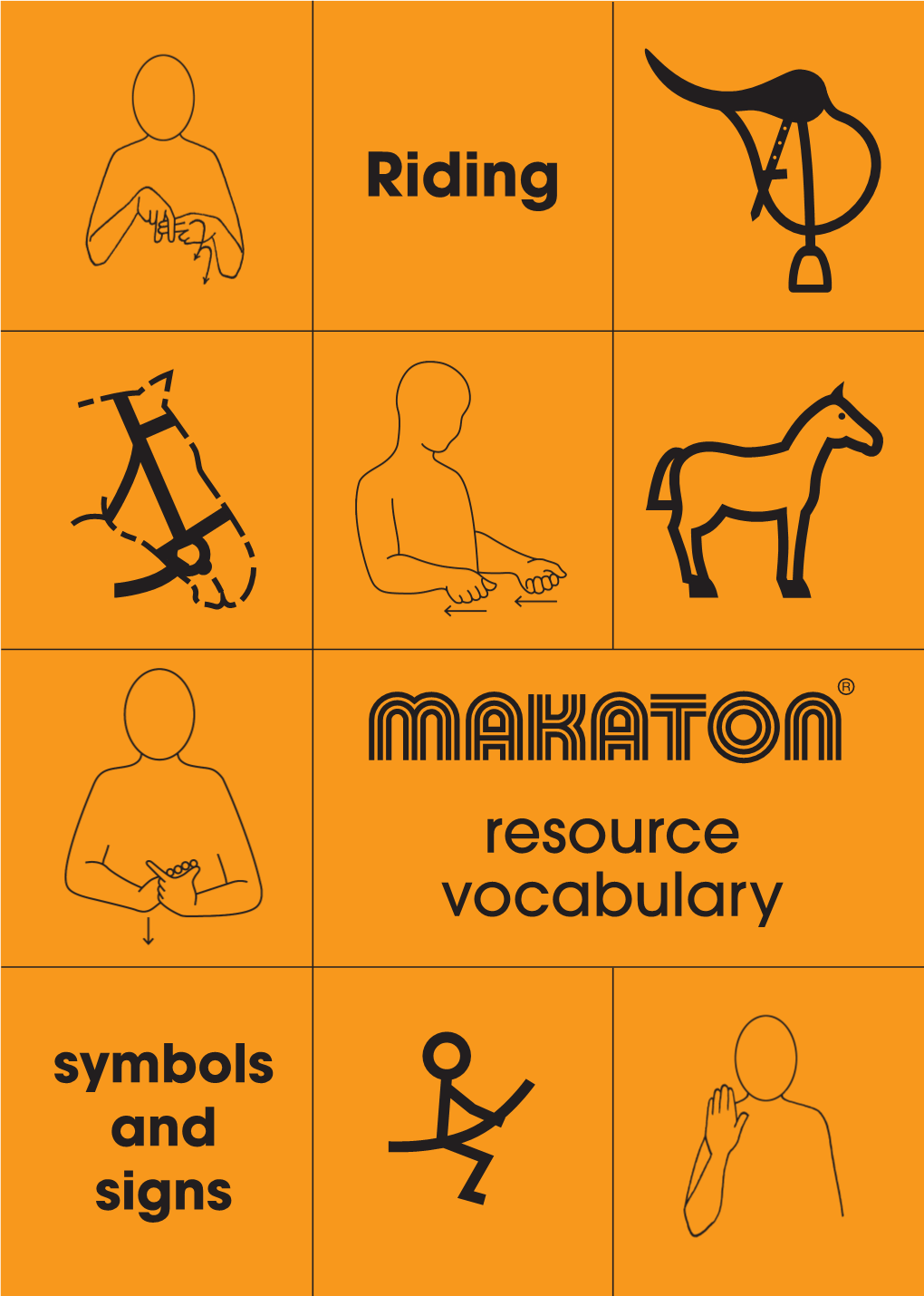 Makaton Symbols and Signs for Riding