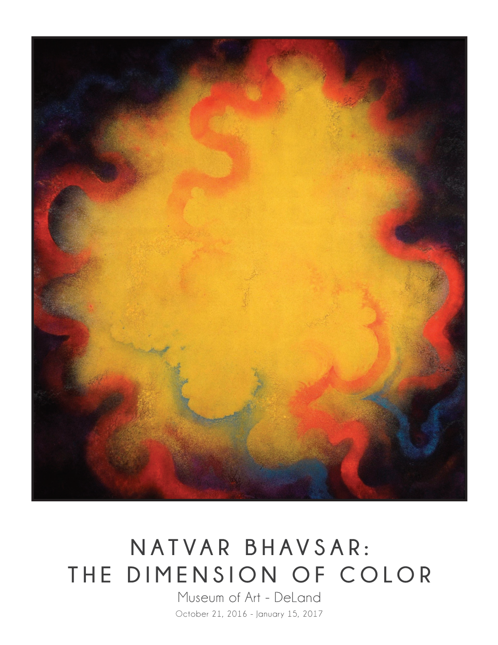NATVAR BHAVSAR: the DIMENSION of COLOR Museum of Art - Deland October 21, 2016 - January 15, 2017 Acknowledgments