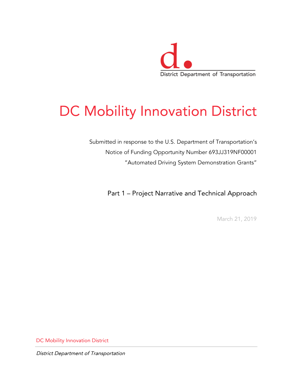DC Mobility Innovation District