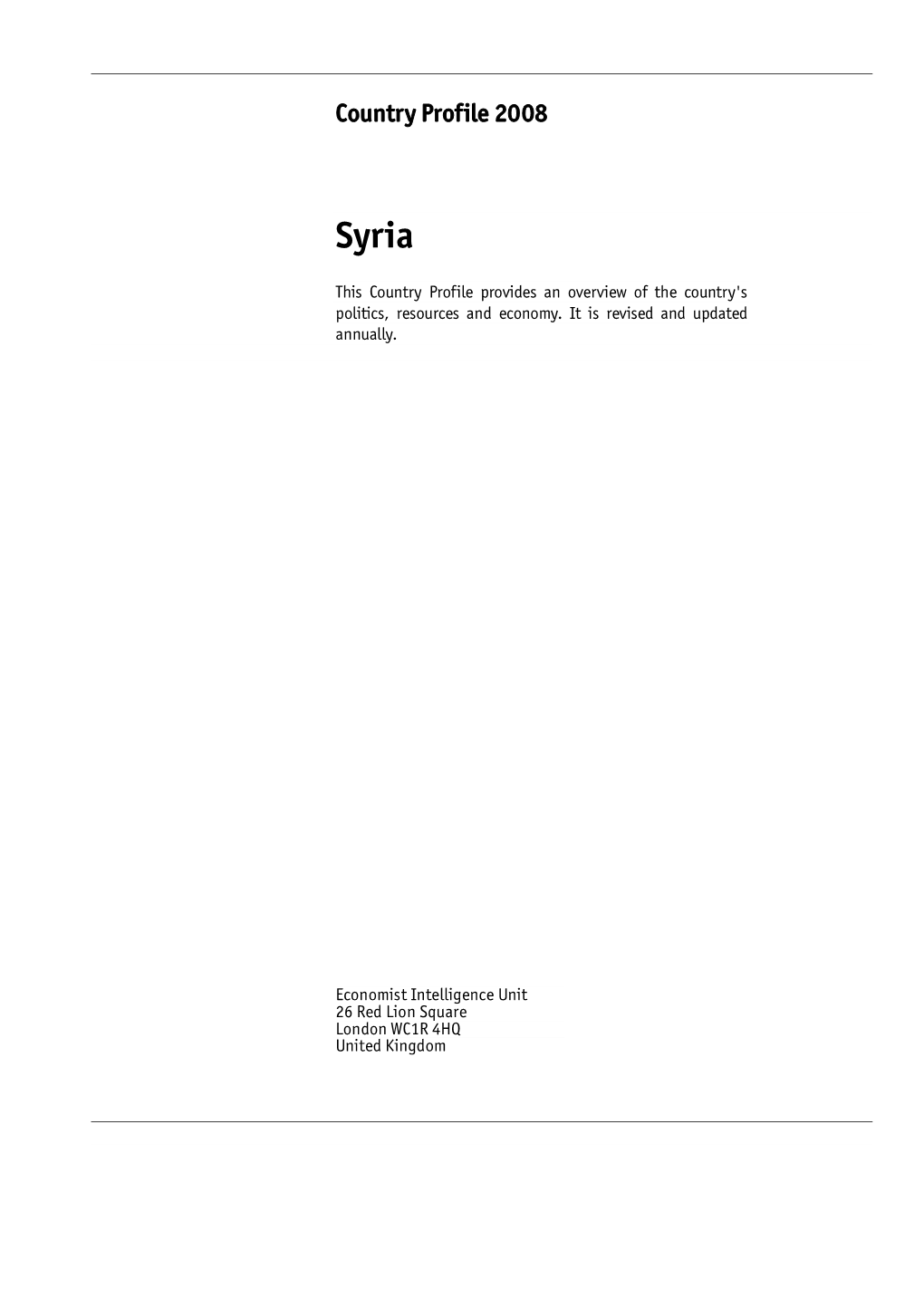 221426 Country Profile 2008 Syria.Pdf