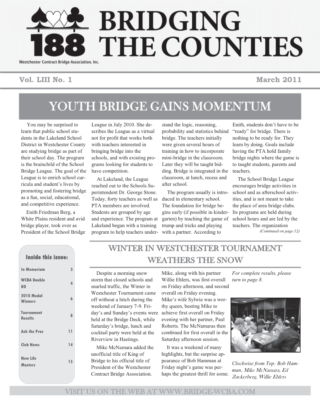 Youth Bridge Gains Momentum